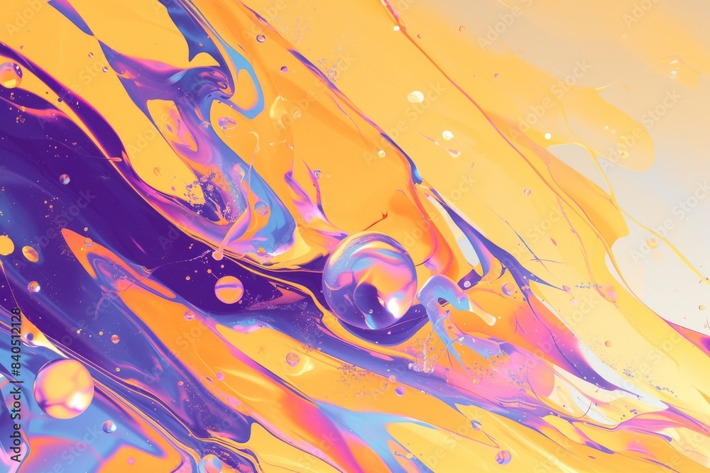 Abstract water droplets in various shades design Abstract water droplets in various shades design