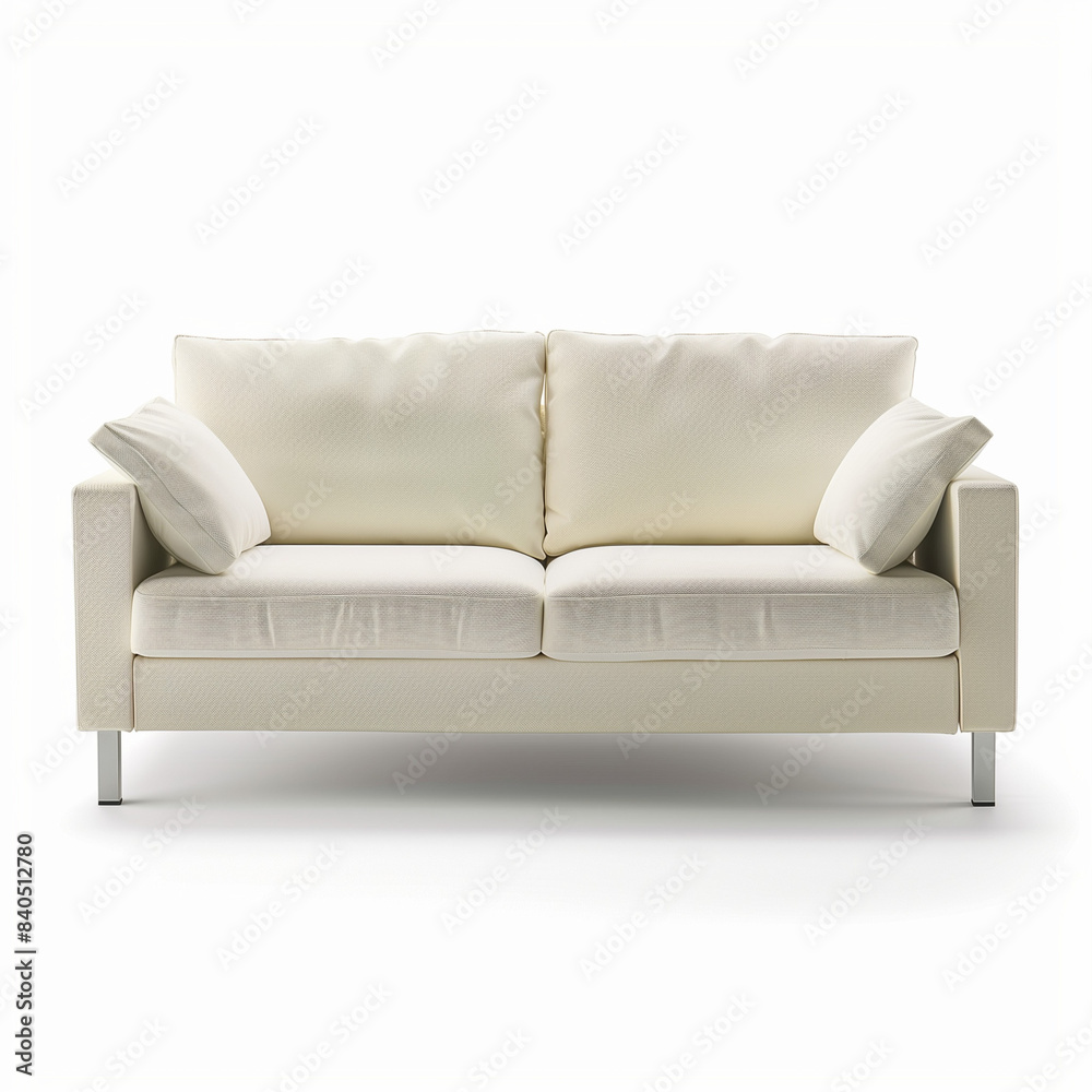 Fototapeta premium sofa on white background