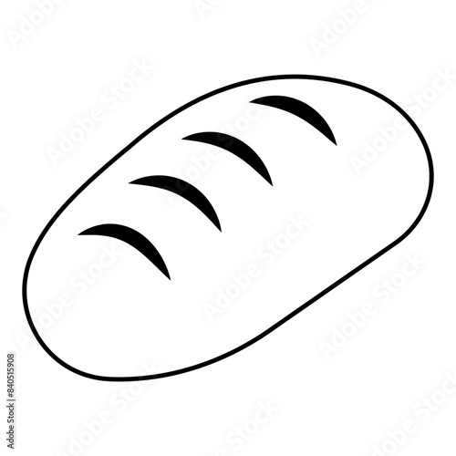 Modern design icon of bread