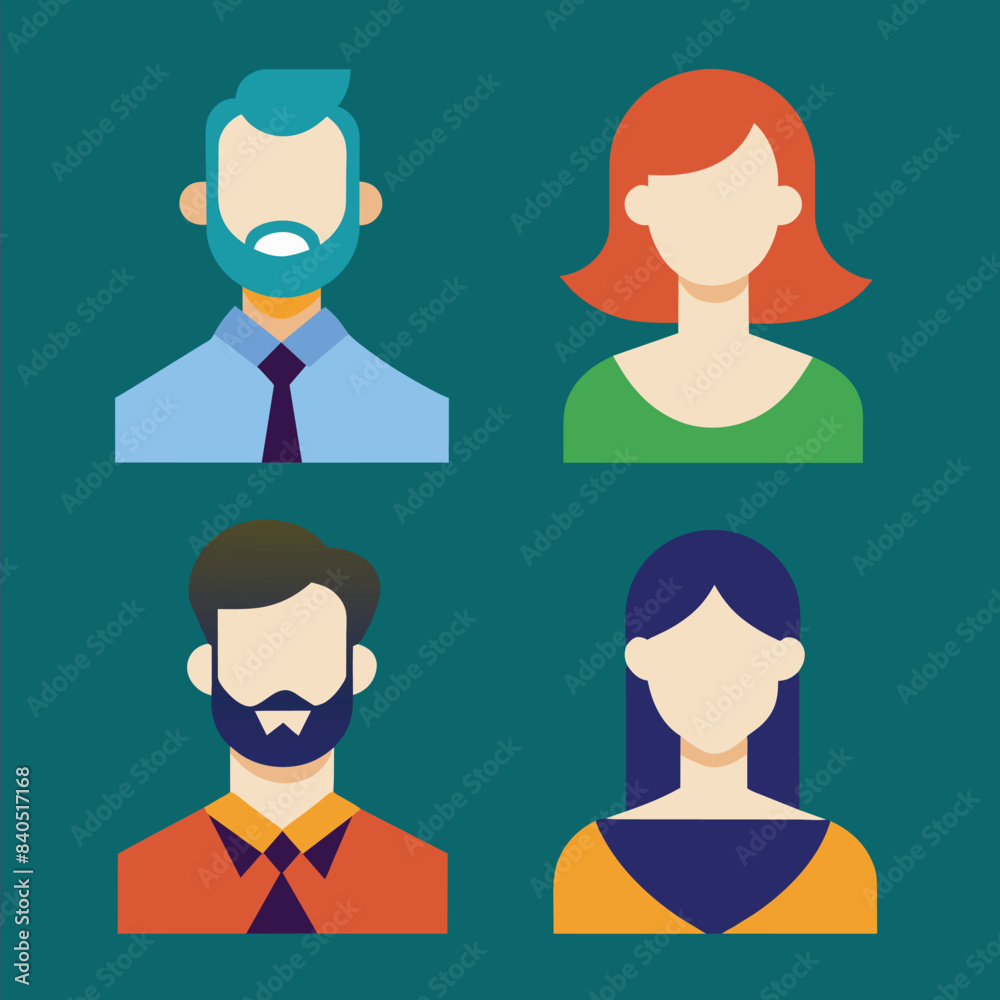 Group of working people, business men and business women avatar icons. Flat design people characters, flat design avatar app icons set user face people man woman vector Group of working people, business men and business women avatar icons. Flat design people characters, flat design avatar app icons set user face people man woman vector
