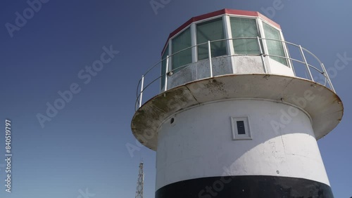 View from lighthouse and Diaz Beach, Cape of Good Hope Nature Reserve, Cape Town, Western Cape, South Africa, Africa