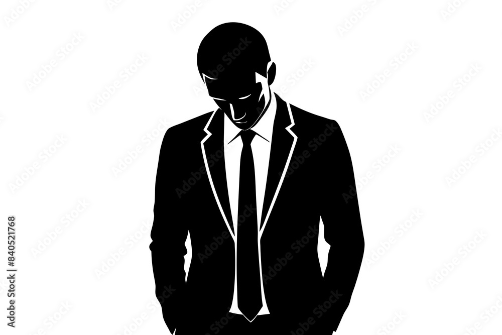 businessman silhouette vector illustration businessman silhouette vector illustration