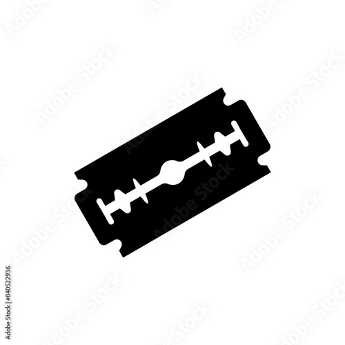 Razor blade icon. Shaving symbol. Razor vector illustration.