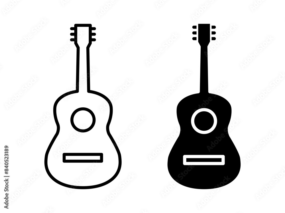 Naklejka premium Guitar icon.