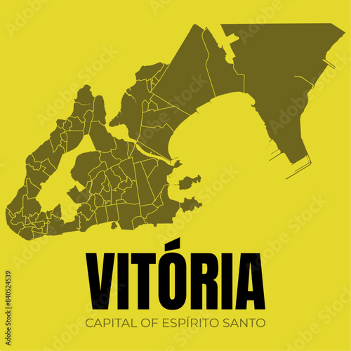 Vitória, capital of the state of Espírito Santo, in southeastern Brazil. All neighborhoods and regions, based on real and official data.