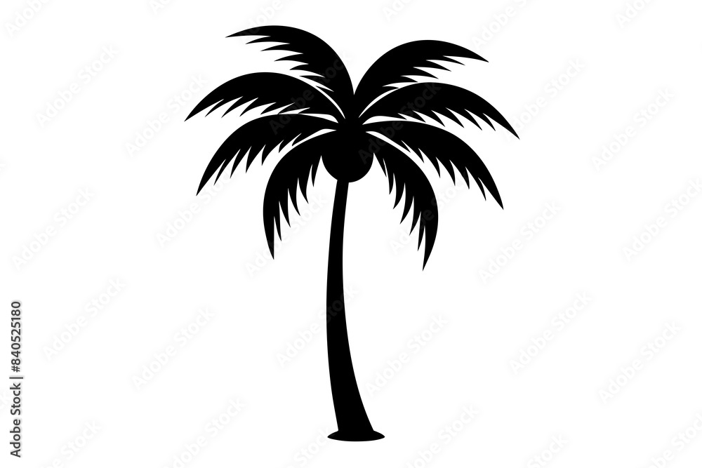 palm tree silhouette vector illustration palm tree silhouette vector illustration