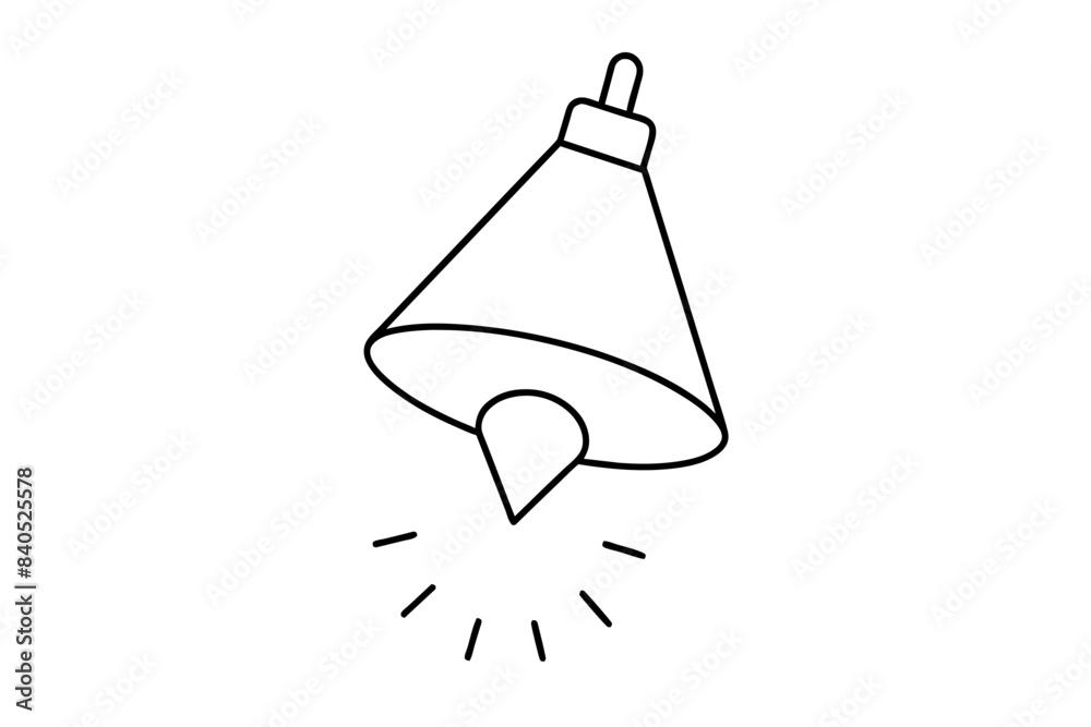 bulb line art silhouette vector illustration bulb line art silhouette vector illustration