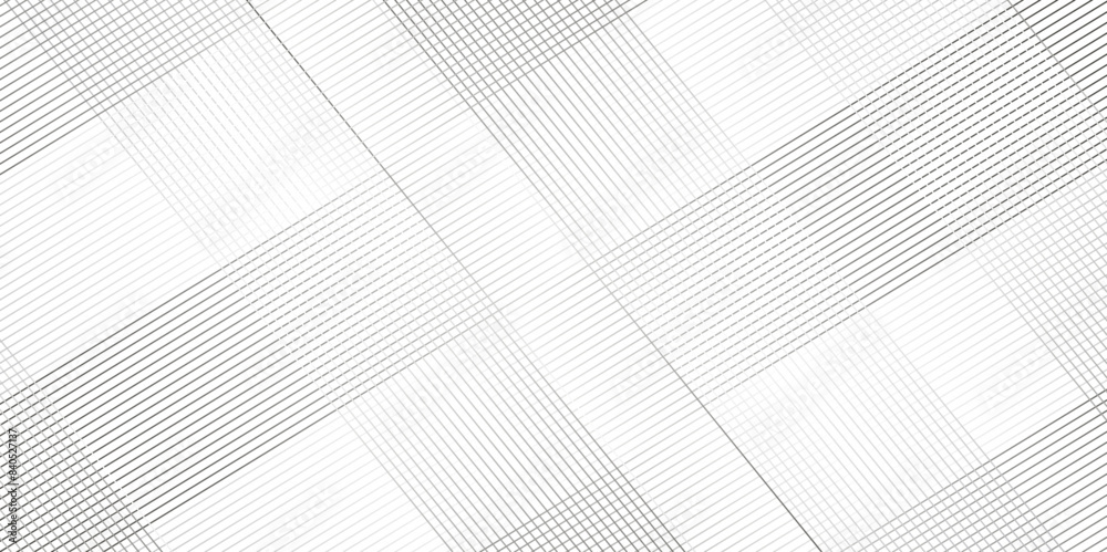 Seamless geometric pattern black and white ribbed striped diagonal line pattern as gradient background. modern simple vector design, elegant modern black line background,