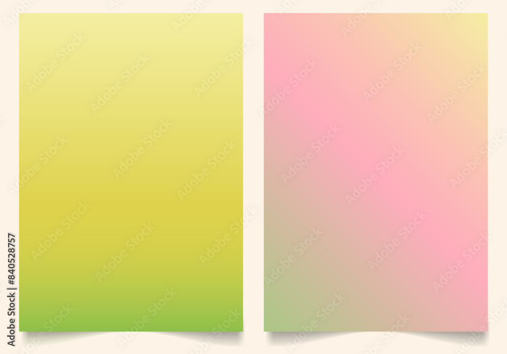 Obraz premium Softly blending hues cascade across backgrounds, painting a canvas of gentle transitions. Ideal for brochures, booklets, catalogs, posters, business cards, social media, and any project
