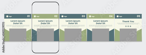LinkedIn carousel post, social media Instagram carousel post, modern and editable business carousel template design