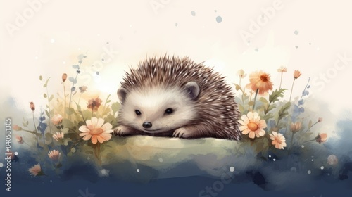 hedgehog in the forest