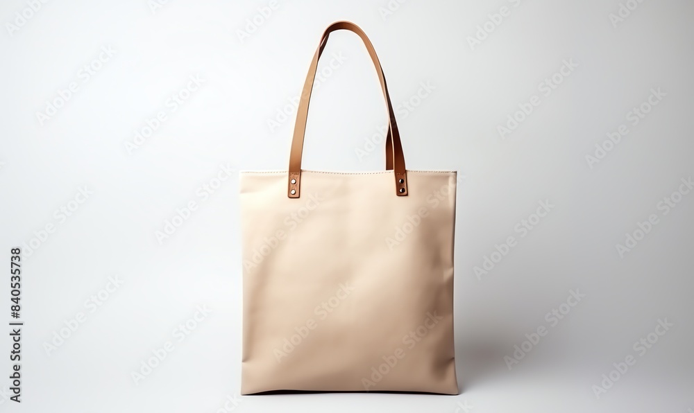 Mockup of eco-friendly plain beige cotton Mockup of eco-friendly plain beige cotton
