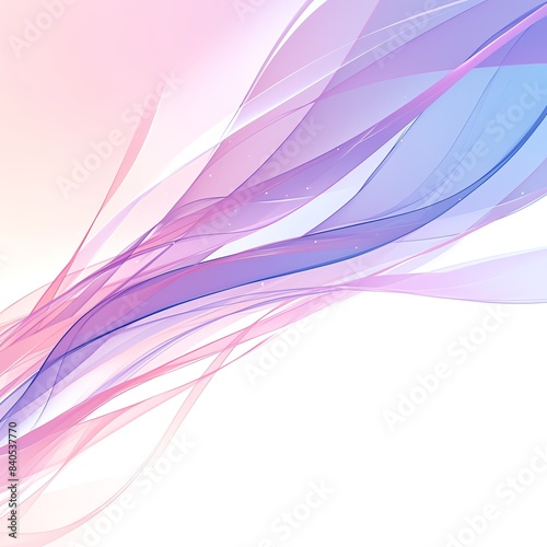 Abstract pastel-colored wave design, featuring soft pink, blue, and purple hues creating a fluid and modern artistic background.