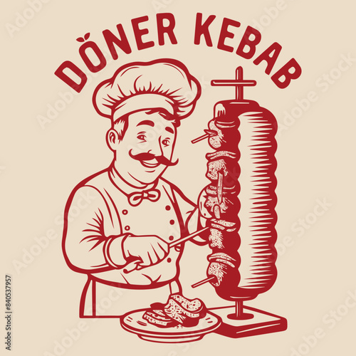 Doner Kebab t-shirt design & graphic t-shirt