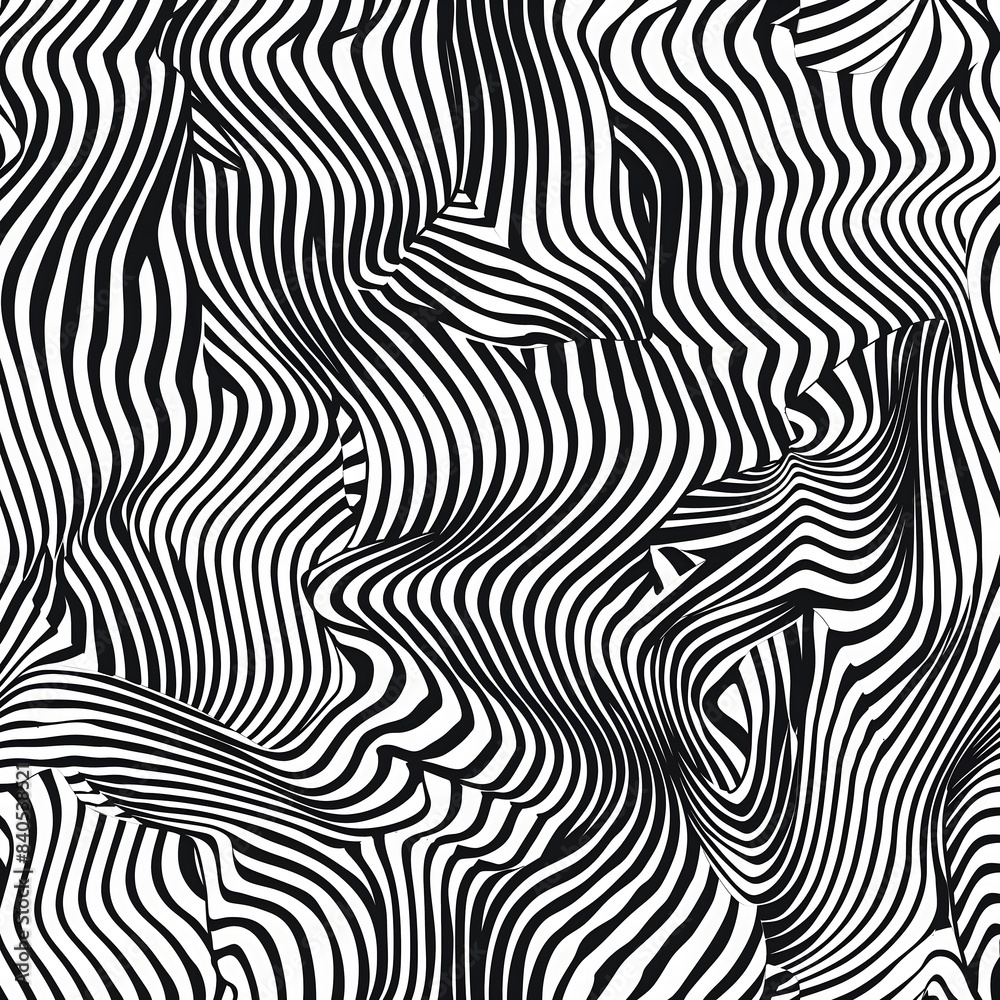 Obraz premium Concept = pattern, seamless, (Line art)