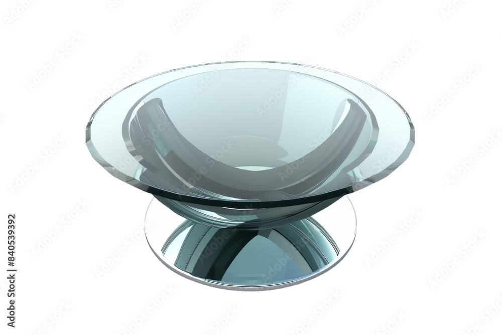 Elegant glass bowl with a reflective surface, perfect for table settings, home decor, or serving dishes in a modern style. Elegant glass bowl with a reflective surface, perfect for table settings, home decor, or serving dishes in a modern style.