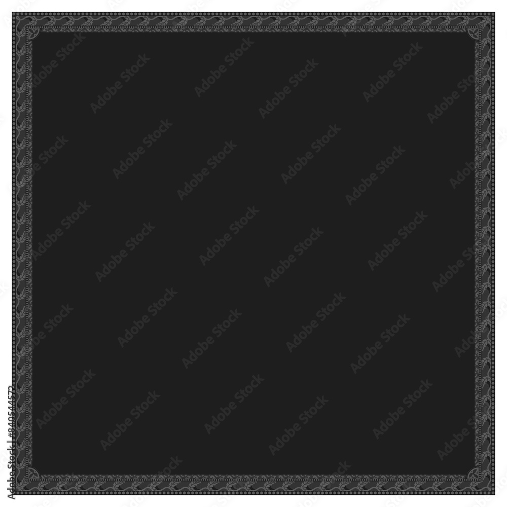 Gothic stylised ornamental frame. Floral patterned decoration. Gothic stylised ornamental frame. Floral patterned decoration.