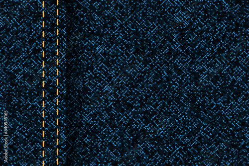 Blue jeans, denim, fabric seamless pattern vector effect, Blue leather texture background