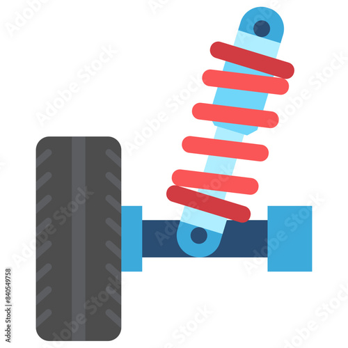 Suspension Flat Icon