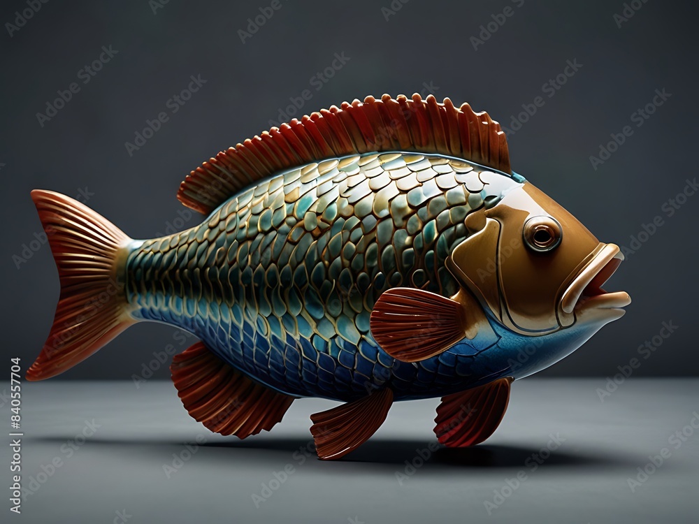 Fish Signification Money This majestic fish, revered as a symbol of wealth and prosperity in ...