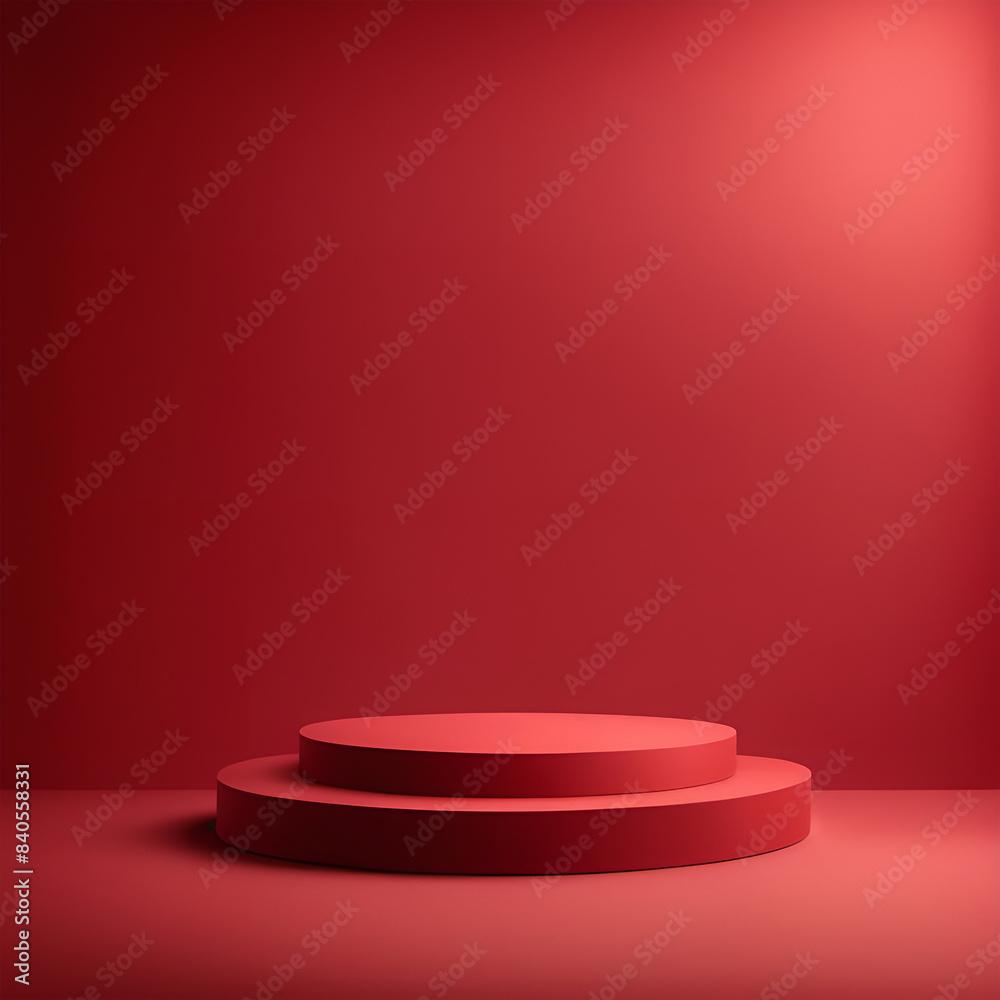 Abstract Geometric 3D Rendering Cylinder Podium Background. Minimalism Colored Still Life Style Abstract Geometric 3D Rendering Cylinder Podium Background. Minimalism Colored Still Life Style