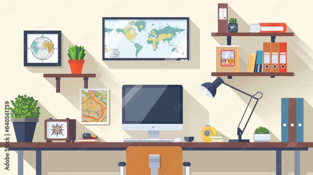 illustration of a room illustration of a room