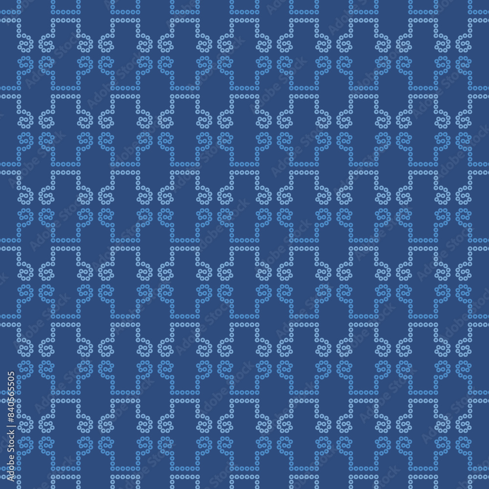 Royal Blue Pattern of Indian Bandhani Saree Royal Blue Pattern of Indian Bandhani Saree