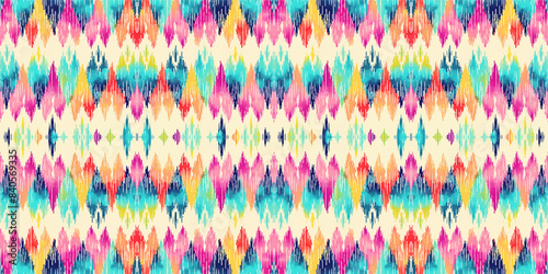 Seamless batik pattern,Seamless tribal batik pattern,and Seamless colorful pattern resemble ethnic boho, Aztec,and ikat styles.designed for use in wallpaper,fabric,curtain,carpet,Batik Embroidery