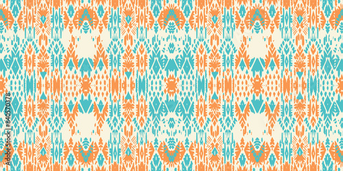 Seamless batik pattern,Seamless tribal batik pattern,and Seamless colorful pattern resemble ethnic boho, Aztec,and ikat styles.designed for use in wallpaper,fabric,curtain,carpet,Batik Embroidery