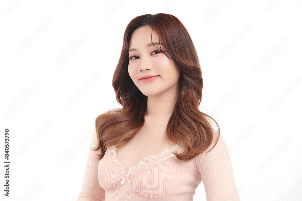 Beautiful young asian woman with clean fresh skin on white background, Face care, Facial treatment, Cosmetology, beauty and spa, Asian women portrait. Beautiful young asian woman with clean fresh skin on white background, Face care, Facial treatment, Cosmetology, beauty and spa, Asian women portrait.