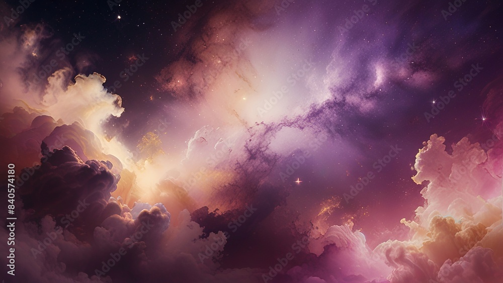 Fototapeta premium Abstract colorful smoky background