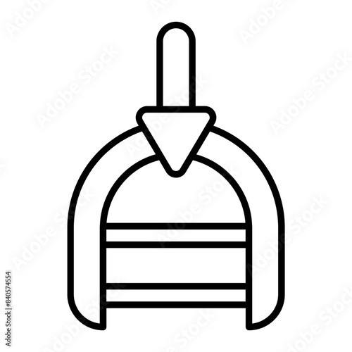 Pedal icon. outline icon