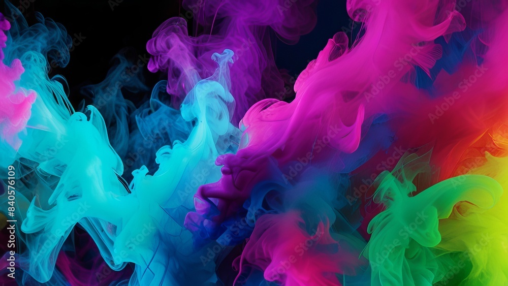 Abstract colorful smoky background Abstract colorful smoky background