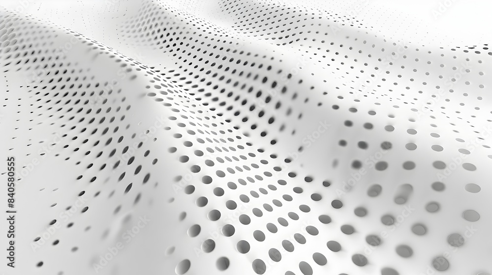 Abstract Light Grey Dotted Pattern on White Surface in Top-Down Perspective Abstract Light Grey Dotted Pattern on White Surface in Top-Down Perspective