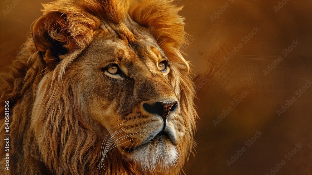 portrait of a lion portrait of a lion