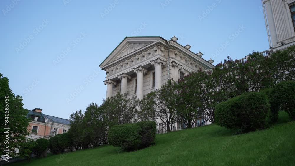 Beautiful architecture, green scenery, blue skies a perfect setting for travel and photography Beautiful architecture, green scenery, blue skies a perfect setting for travel and photography