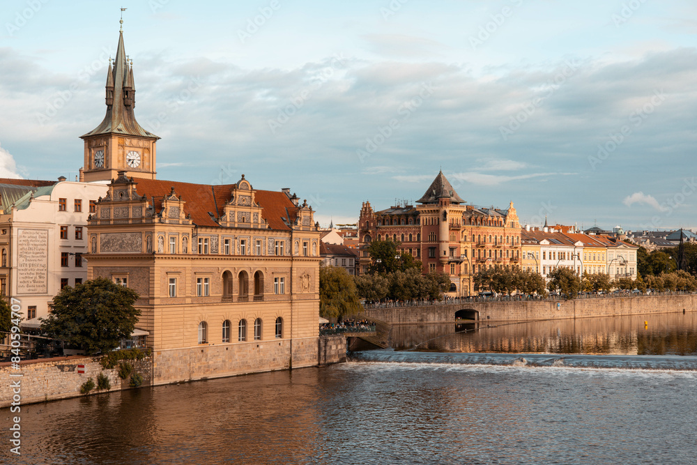 Fototapeta premium Praga most karola miasto Pragha Charles bridge