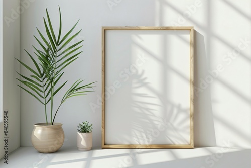 Plant pot window picture frame