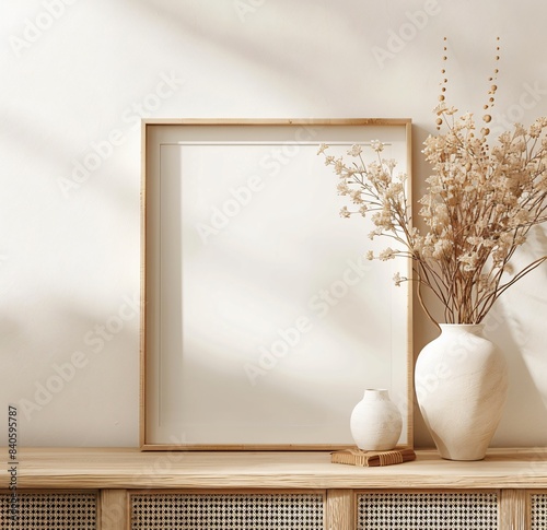 Mockup. Elegant Room Design.