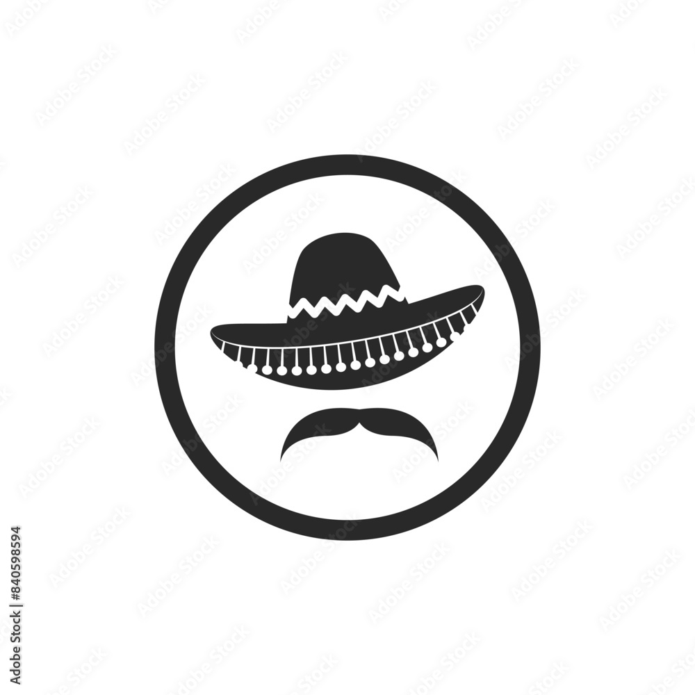 Sombrero hat icon Sombrero hat icon