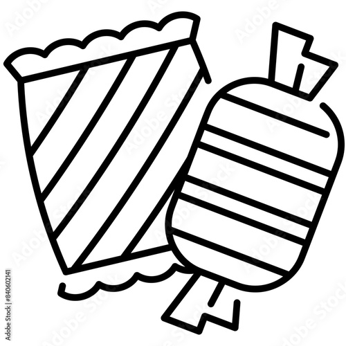 Candies Line Icon