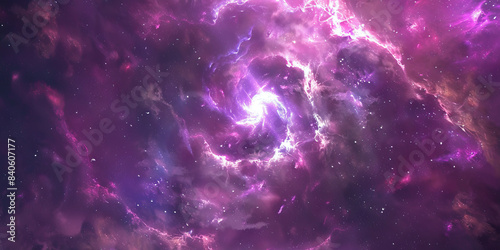 Discount Galaxy: Abstract galaxy filled with swirling discounts and offers like cosmic clouds.