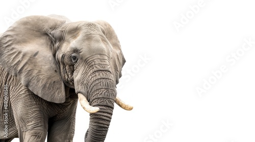 African Elephant copy space 