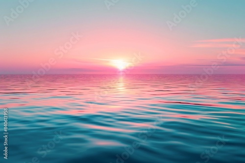 Sunset over water © Valentin