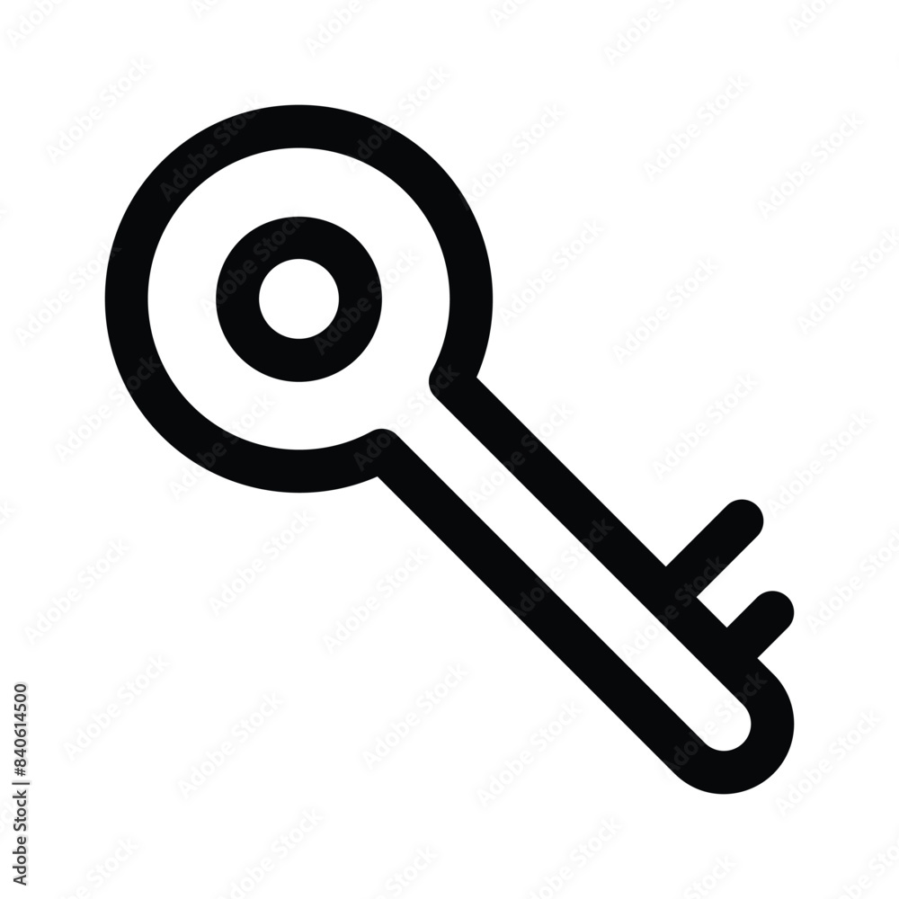 A trendy icon of private key, protection key vector design A trendy icon of private key, protection key vector design