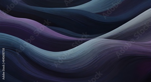horizontal colorful abstract wave background with midnight blue, light gray and moderate violet colors. can be used as texture, background or wallpaper photo
