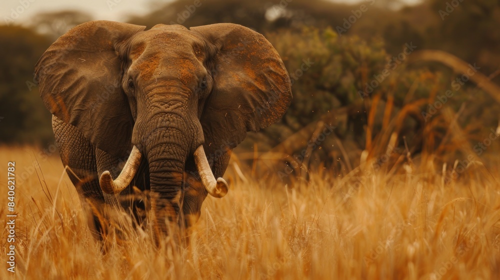 Naklejka premium African Elephant 