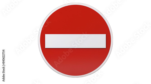 A bold red no entry sign on a black background, representing a prohibition in traffic control Free Download A bold red no entry sign on a black background, representing a prohibition in traffic control - GFXLoad