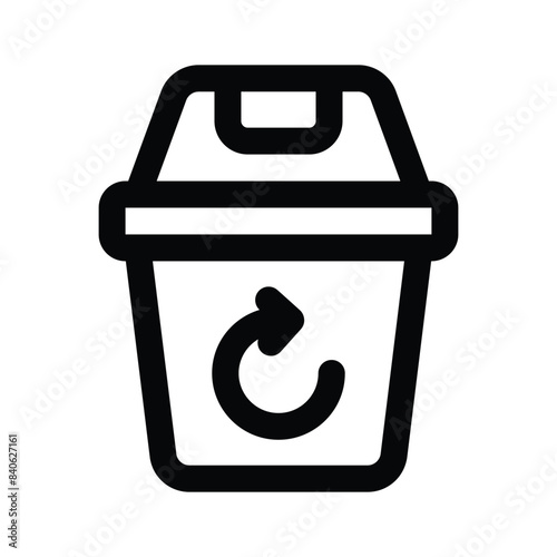 Take a look at carefully designed icon of recycle bin