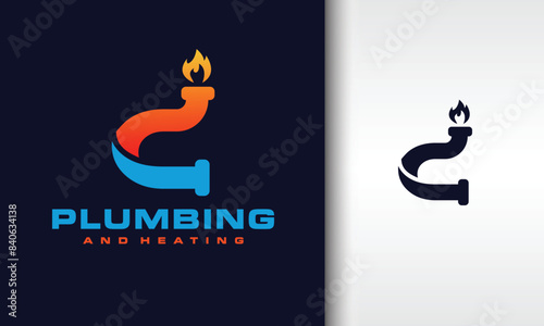 letter C plumbing and heating logo